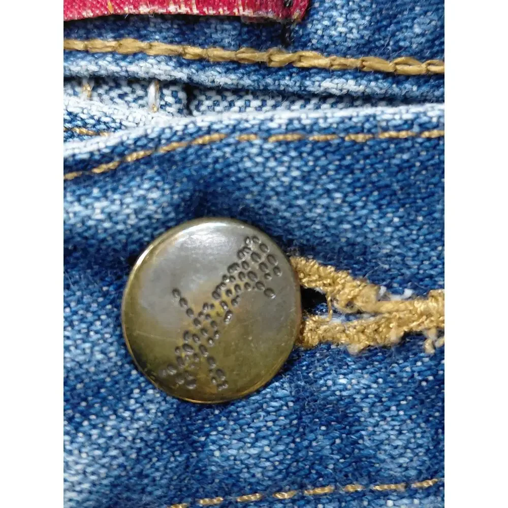 Wrangler Blue Slim Fit Straight Leg Denim Jeans Men Size W38 L30